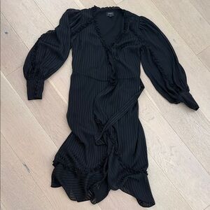 Bardot Black Long Sleeve Dress